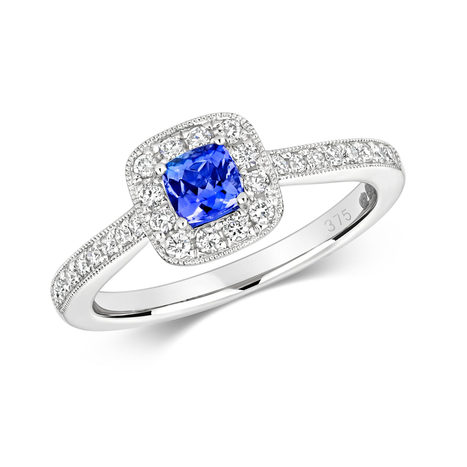 Tanzanite & Diamond Ring (Rd412wt)