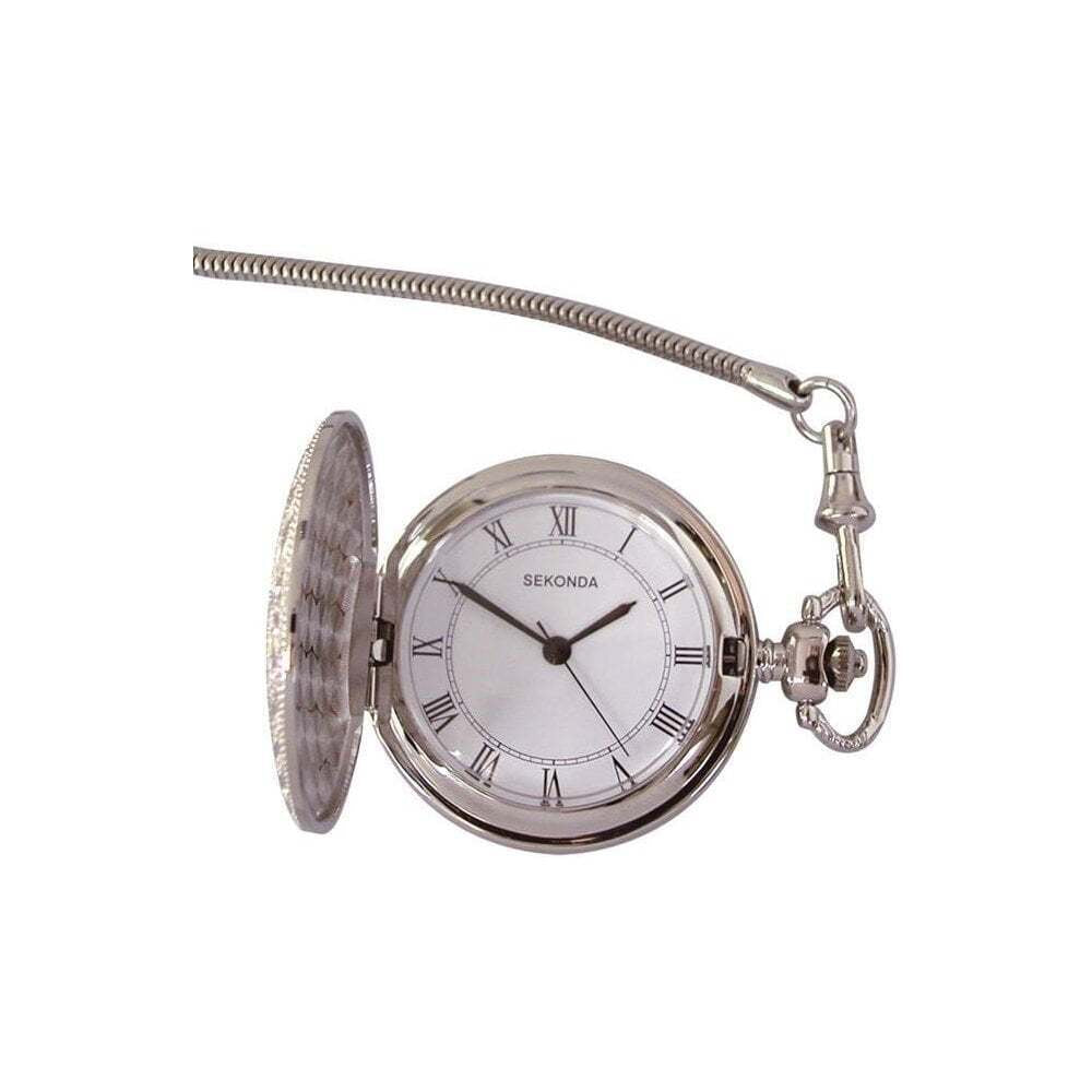 (3798) Sekonda Stainless Steel Gents Pocket Watch