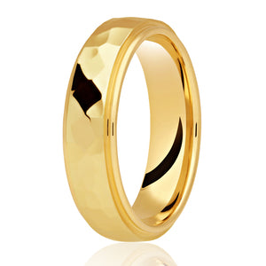 9ct White Gold Polished 6mm Wedding Ring (DC300)