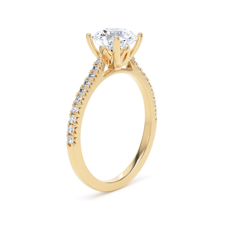 1.69ct Brilliant Cut Lab Grown Certified Diamond Solitaire Ring (Rsf01-pt)