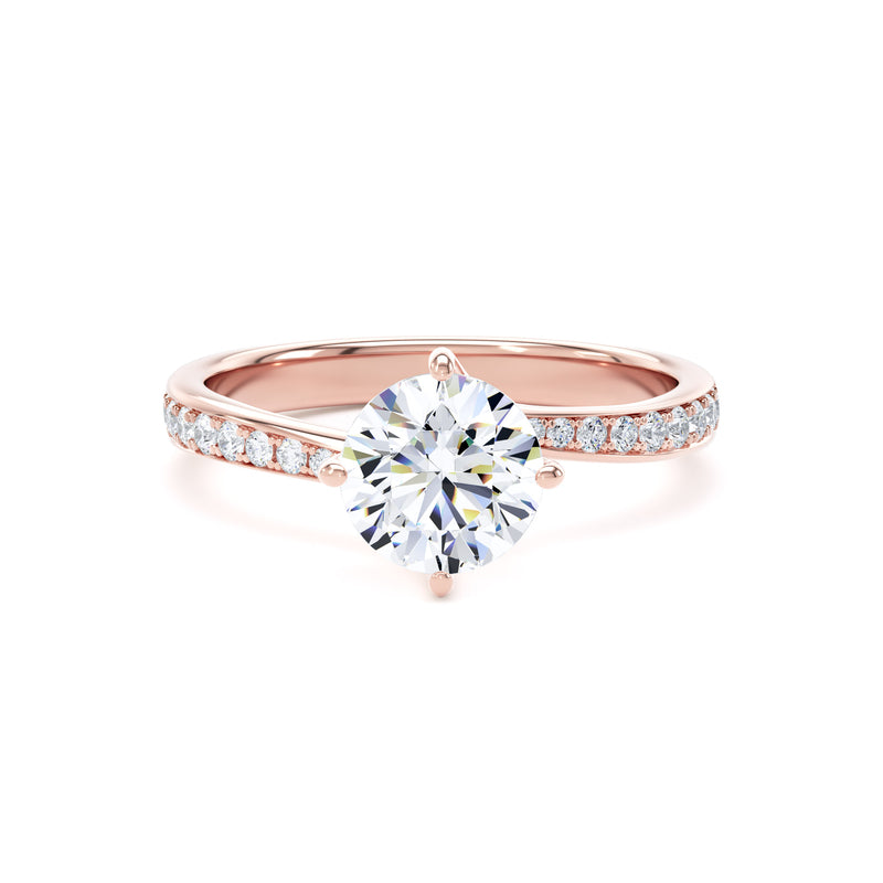 1.10ct Brilliant Cut Lab Grown Diamond Solitaire Ring (Rsg03)