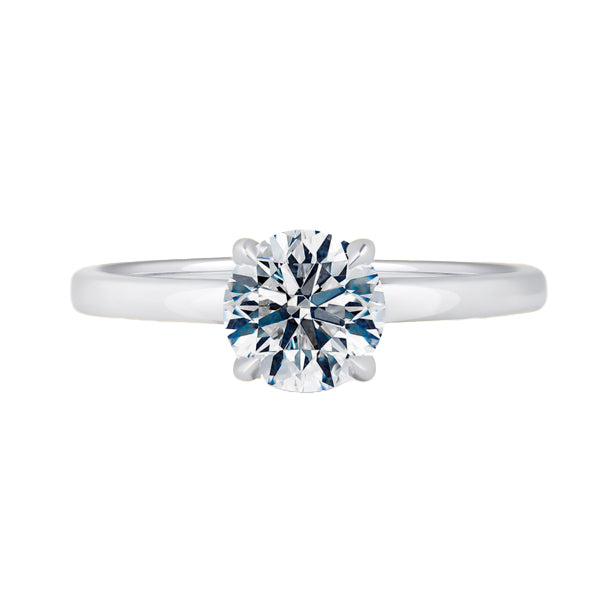 1ct Halo Set Brilliant Lab  Grown Diamond Solitaire Ring. (Rpp12)