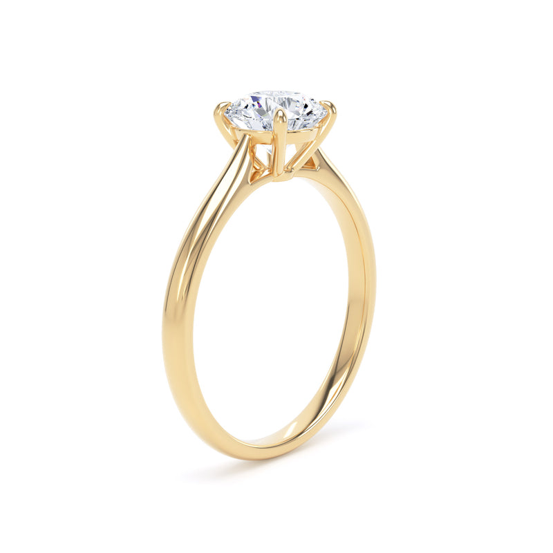 1.40ct Round Lab Grown Diamond Solitaire Ring ( Rppo8-pt)