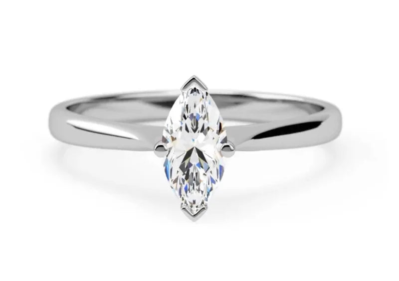 1.01ct Marquis Solitaire Diamond Ring (G26830)