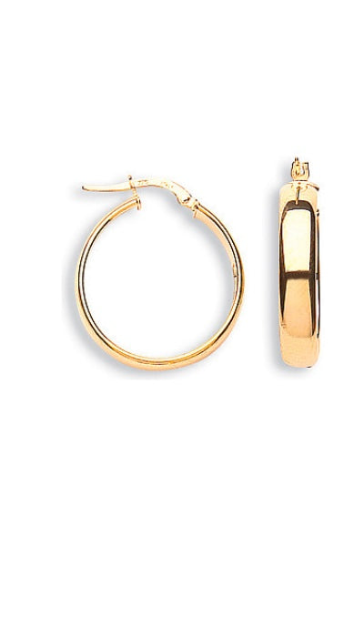 9ct Creole Earrings (Er1274)