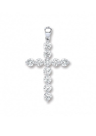 1.81ct Brilliant Cut Lab Grown Diamond Cross