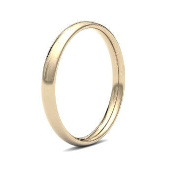 9ct 2.5mm Medium Court Wedding Ring (2.5Lmc-9y)
