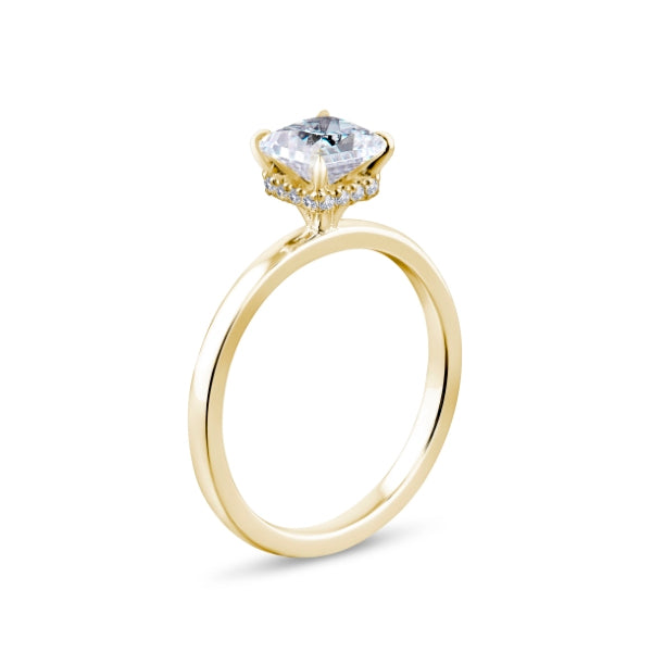 1.15ct Princess Cut Lab Grown Certified Diamond Solitaire Ring. (Pps01)