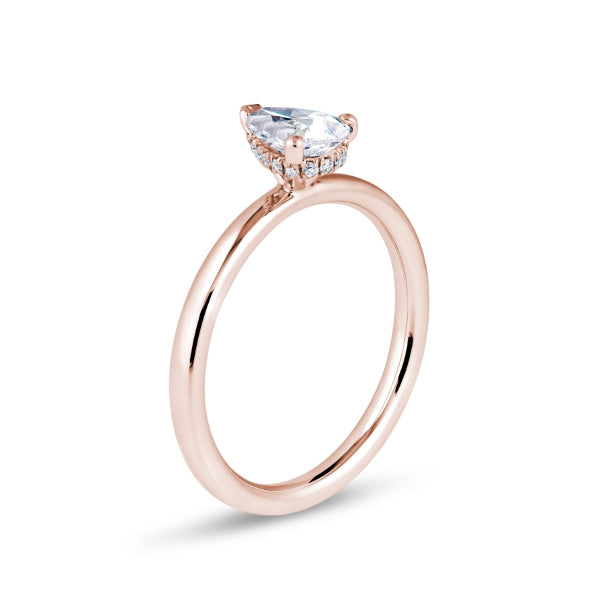 1.24ct Pear Shape Certified Lab Grown Diamond Solitaire Ring (Dps02)