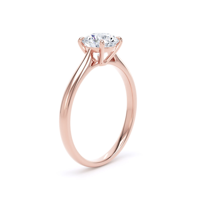 1.40ct Round Lab Grown Diamond Solitaire Ring ( Rppo8-pt)