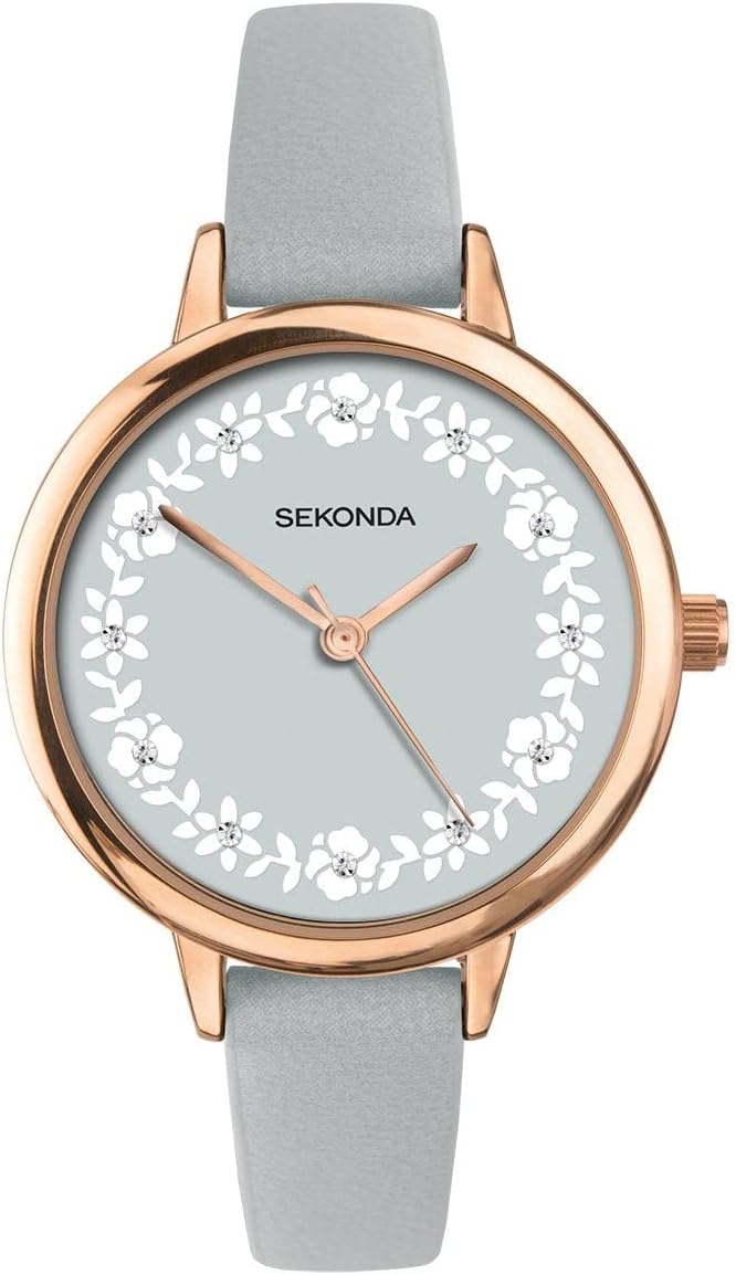 (2819)Sekonda Metallic Grey Ladies Watch