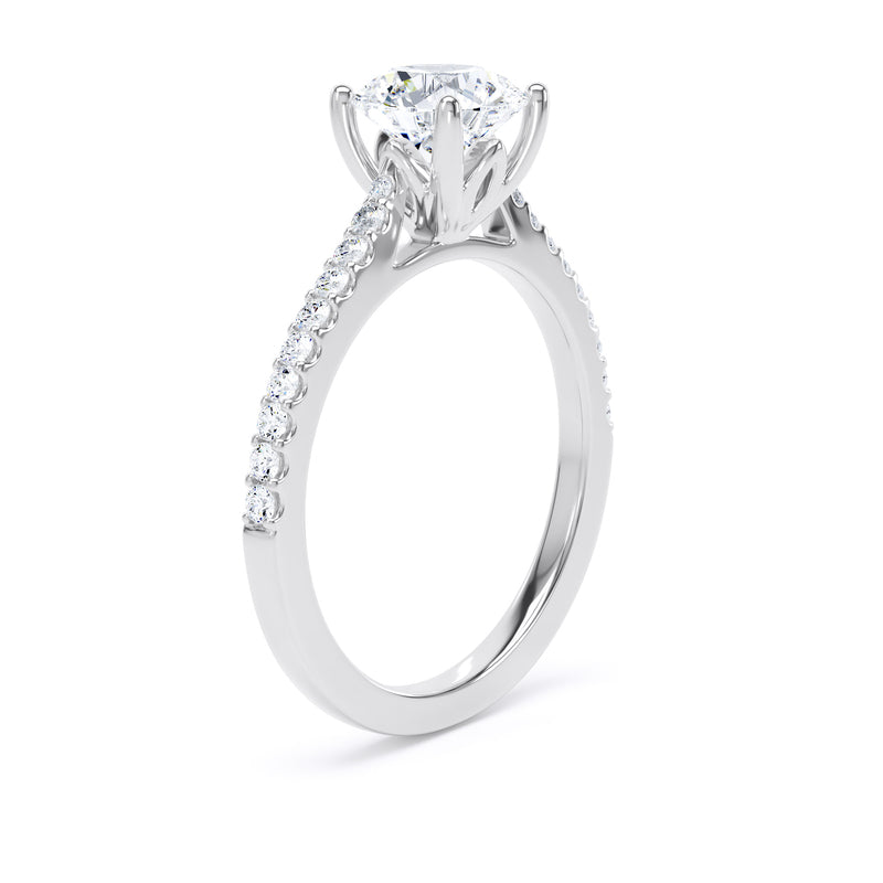 1.45ct Brilliant Lab Grown Diamond Solitaire Ring (Rsw01)