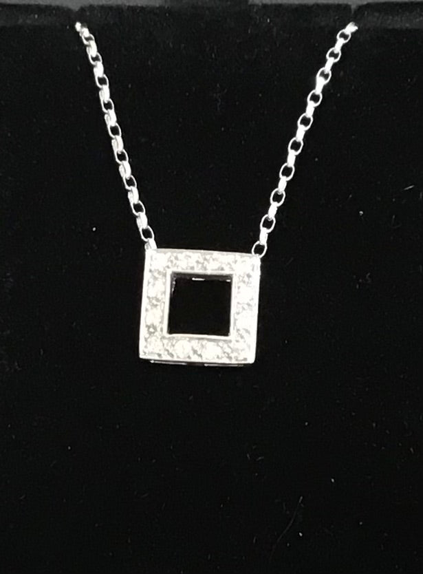 .26ct Brilliant Cut Diamond Pendant on 9ct White Gold 20” Diamond Cut Belcher Chain.