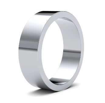 9ct 8mm Light Flat Court Wedding Ring (8Gle-9r)