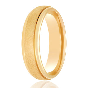 9ct Satin Finish Court Wedding Ring (Dc145)