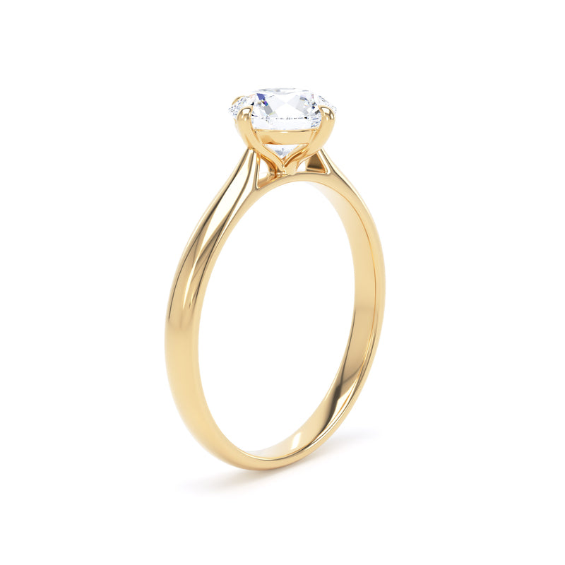 1ct Brilliant Cut Lab Grown Diamond Solitaire Ring (Rpp10)