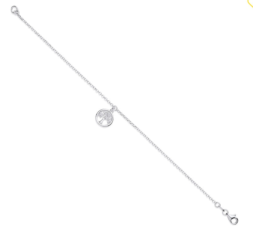 Silver Tree of Life Necklace (Scn0328)