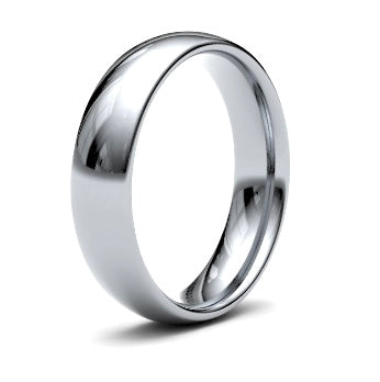 9ct 6mm Medium Court Wedding Ring (6Gmc-9r)