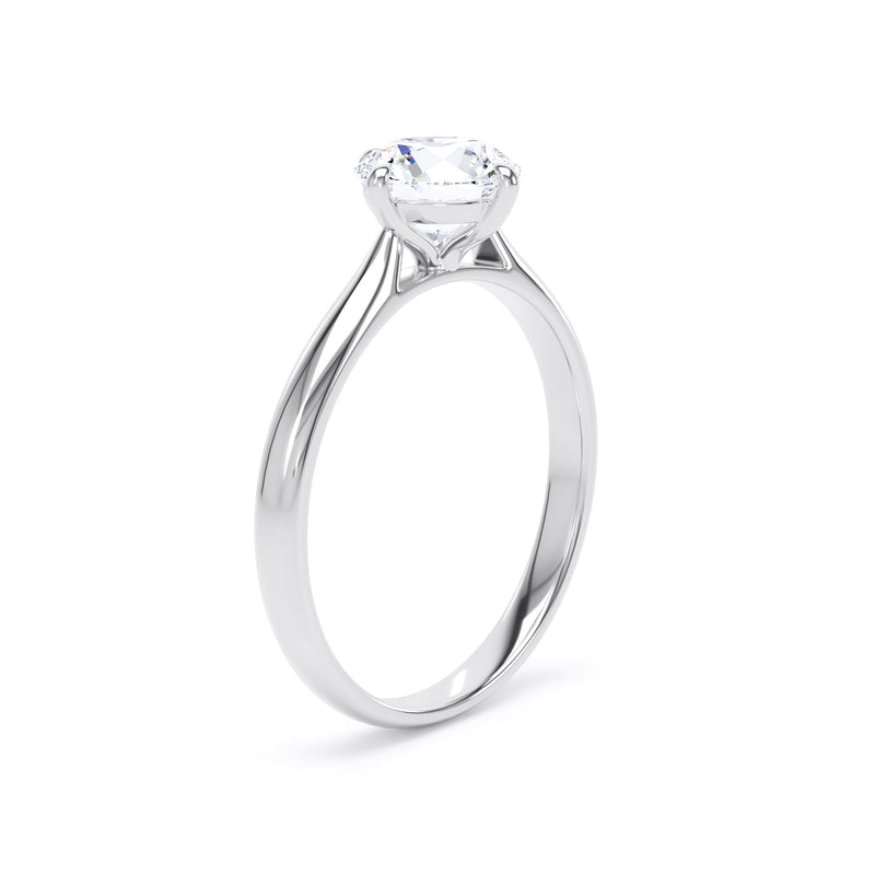 1ct Brilliant Cut Lab Grown Diamond Solitaire Ring (Rpp10)