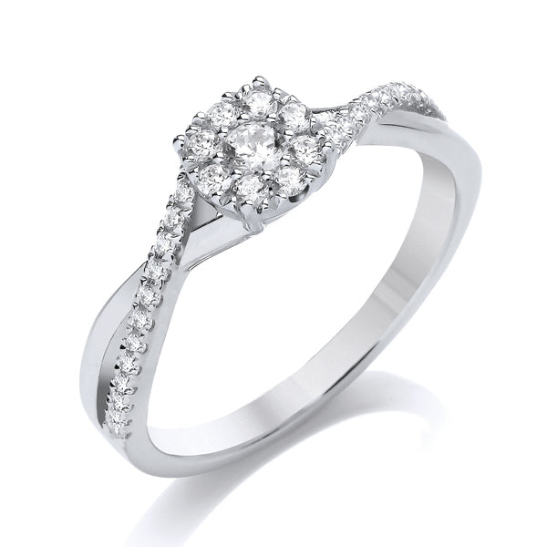 CRW05 Round Engagement Ring