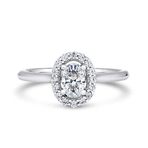 OHP01 Oval Engagement Ring