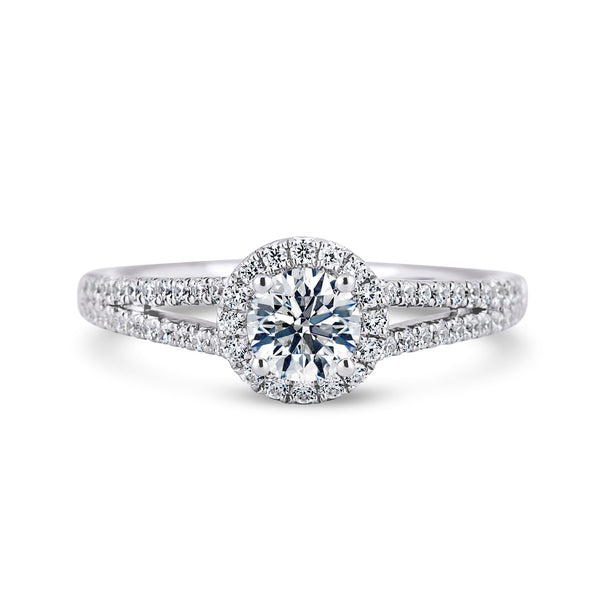 RHF01 Round Engagement Ring