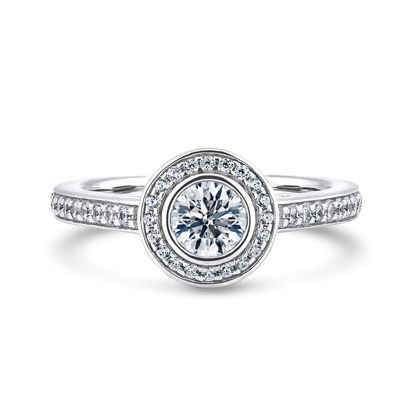 RHG01 Round Engagement Ring