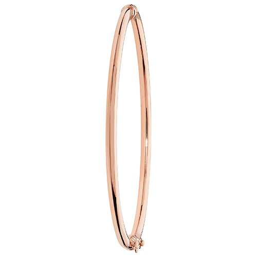 9ct Rose Gold Bangle (Bn375r)