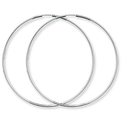 Silver 60mm Sleeper Earrings (G5537)