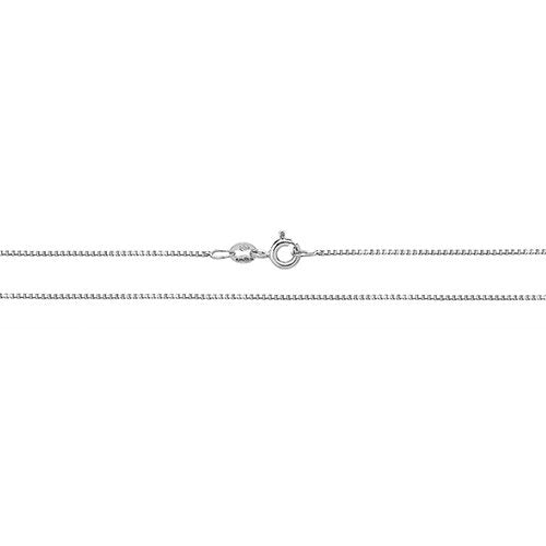 9ct White Gold Box Chain (Ch430w)