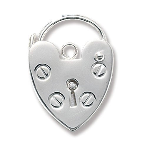 Silver padlock