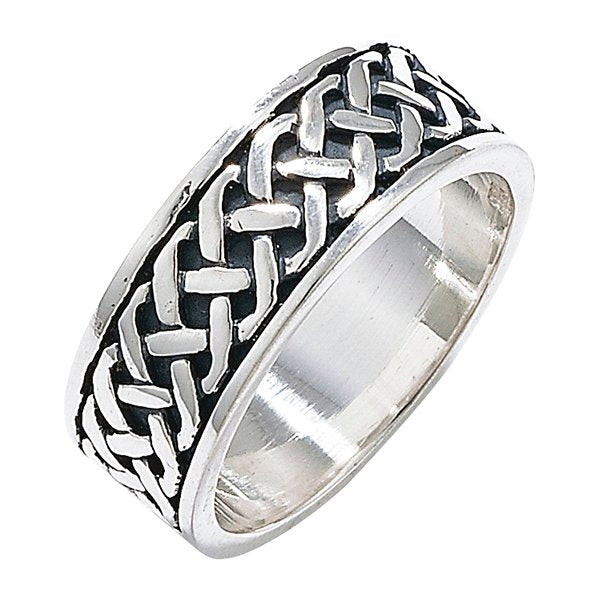 Silver Celtic Ring (Sr365b)