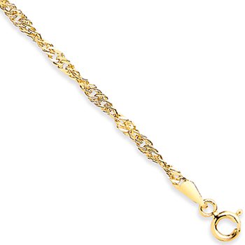 9ct Gold Singapore Chain (Ch229)