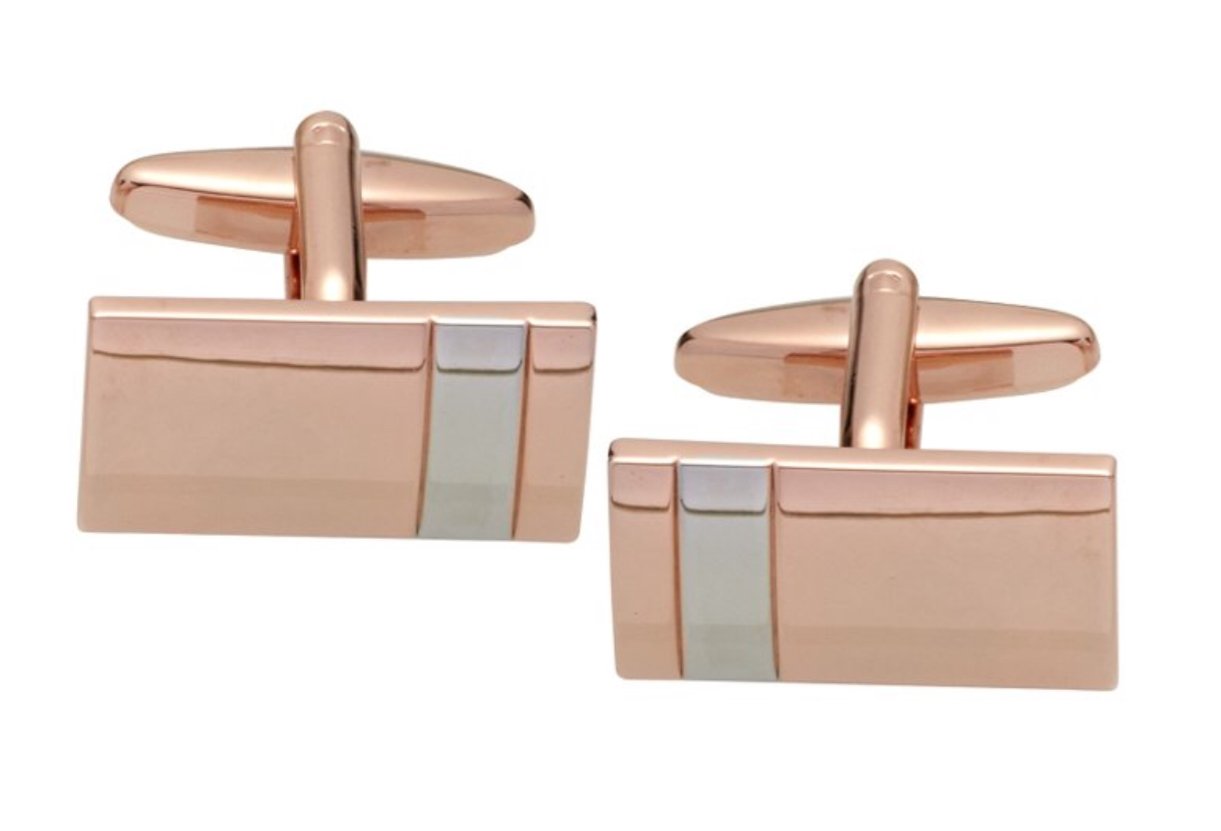 Two Tone Gents Cufflinks