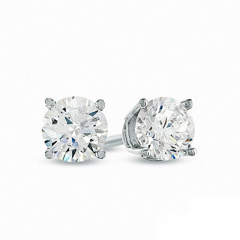 .76ct Brilliant Cut Diamond Solitaire Stud Earrings