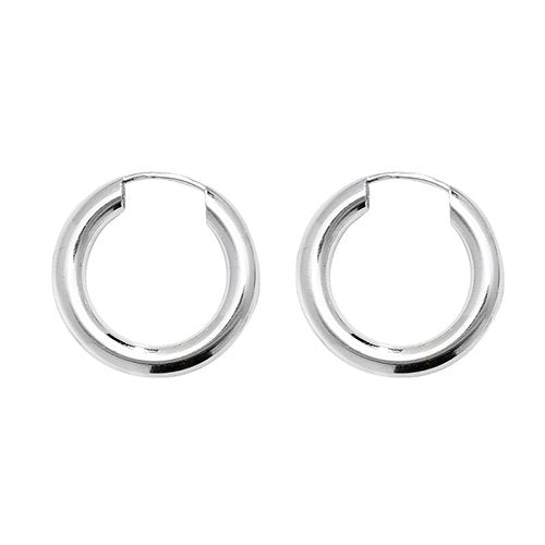 Silver 18mm Sleeper Earrings (G5539)
