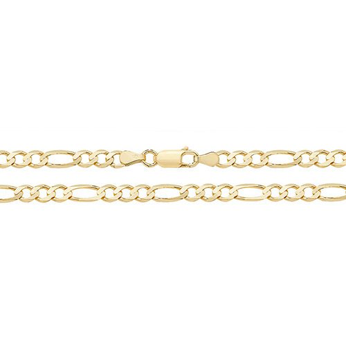 9ct Gold Figaro Chain (Ch144)