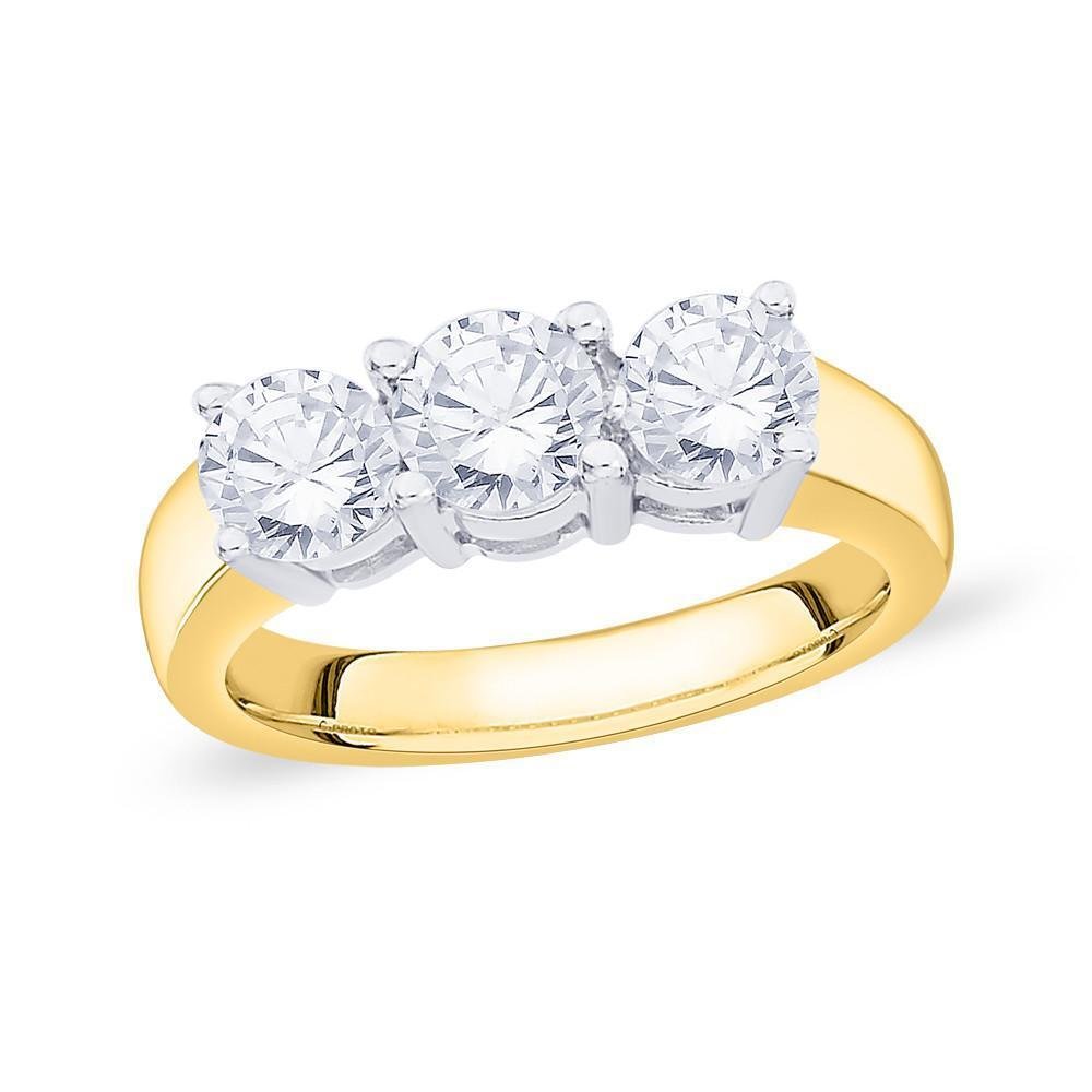 1.50ct Three Stone Diamond Ring (wb03150)