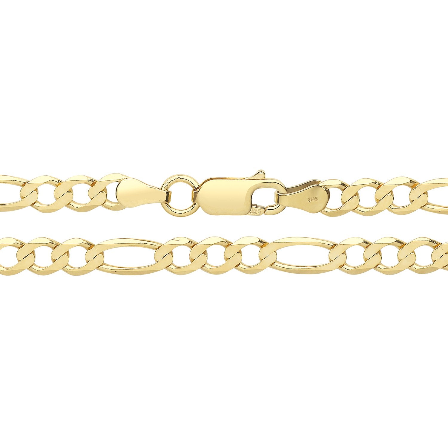 9ct Gold Figaro Bracelet (Ch145/07)