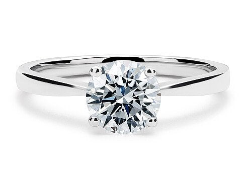 1.40ct Round Lab Grown Diamond Solitaire Ring ( Rppo8-pt)