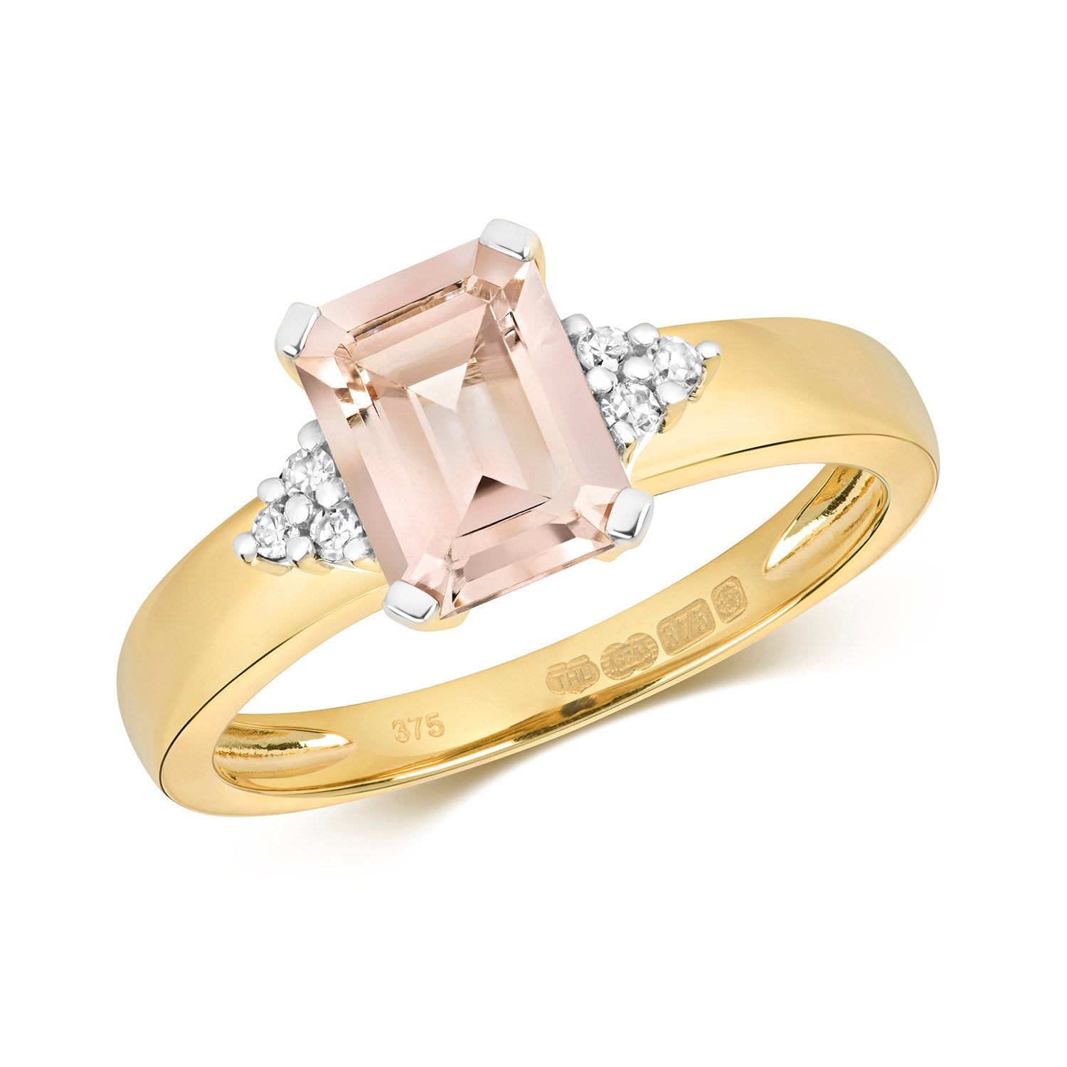 Morganite & Diamond Ring (Rd452m)