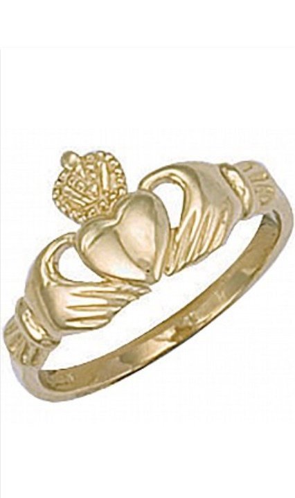 9ct Gold Claddagh Ring (R0089)