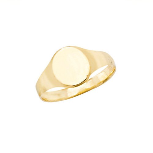 9ct Oval Signet Ring