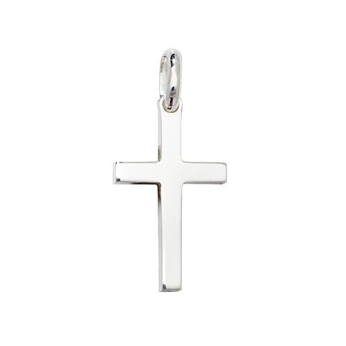 Silver Polished Cross (G6981)