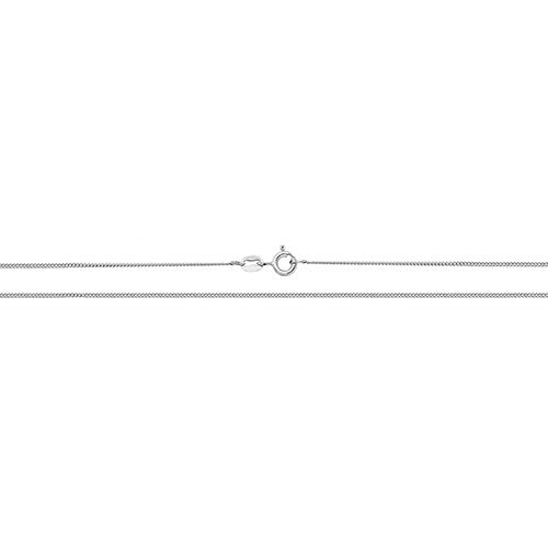 16” Silver Fine Curb Chain (G1039-16)