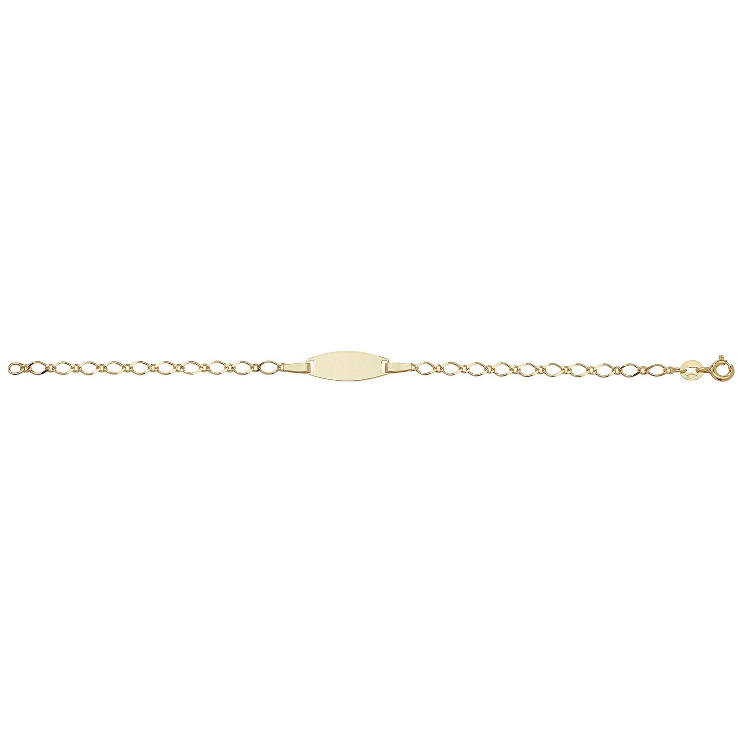 9ct ID Curb Baby Bracelet