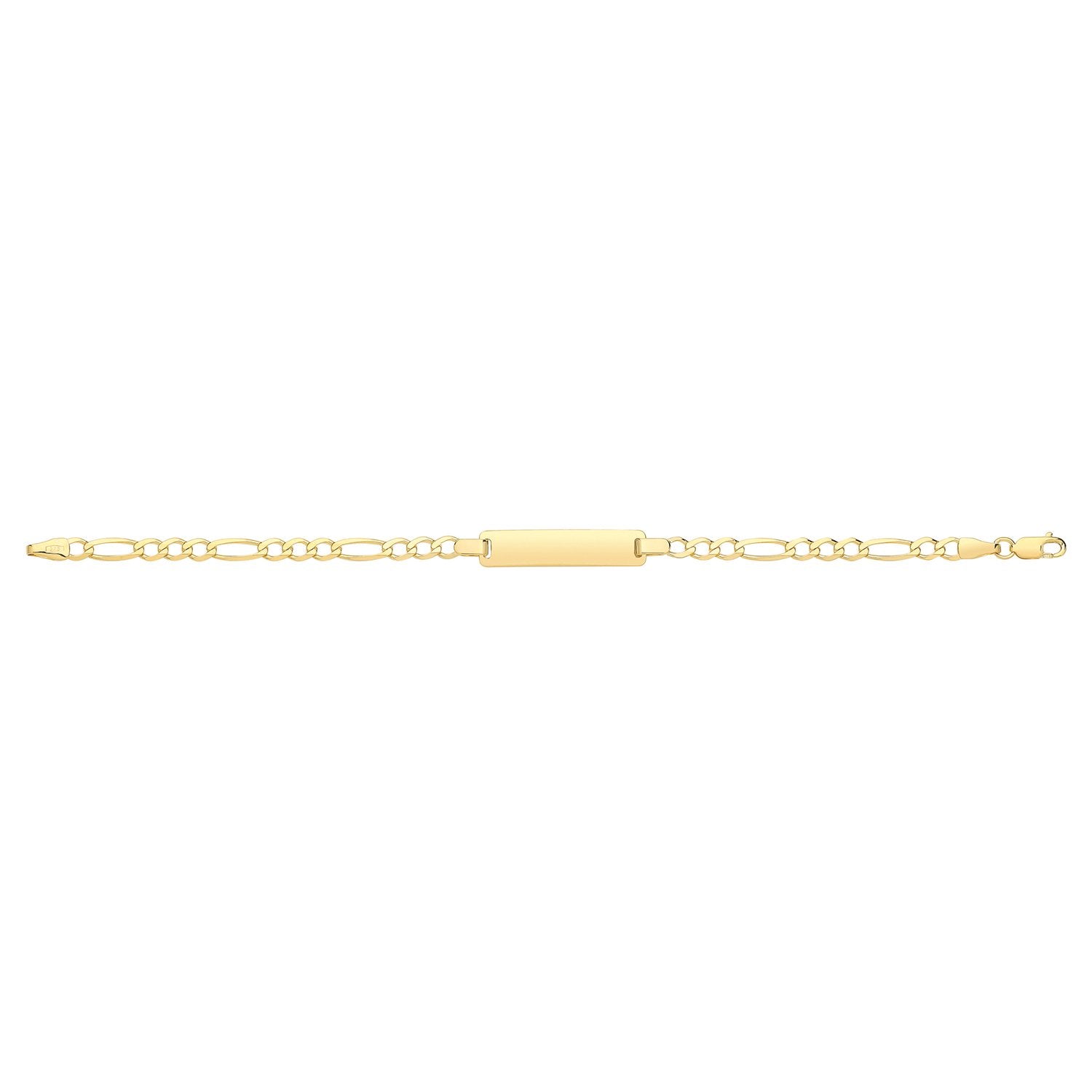 9ct ID Figaro Baby Bracelet (Br239/06)