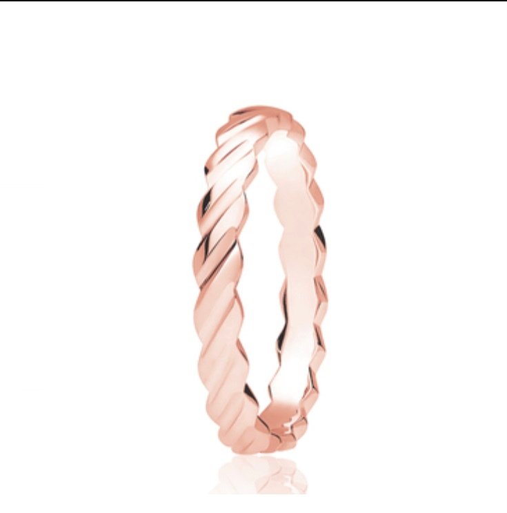 9ct Scalloped Edge Court 3mm Wedding Ring (DC320)