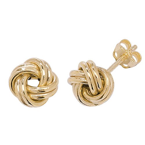 9ct Gold  Knot Studs