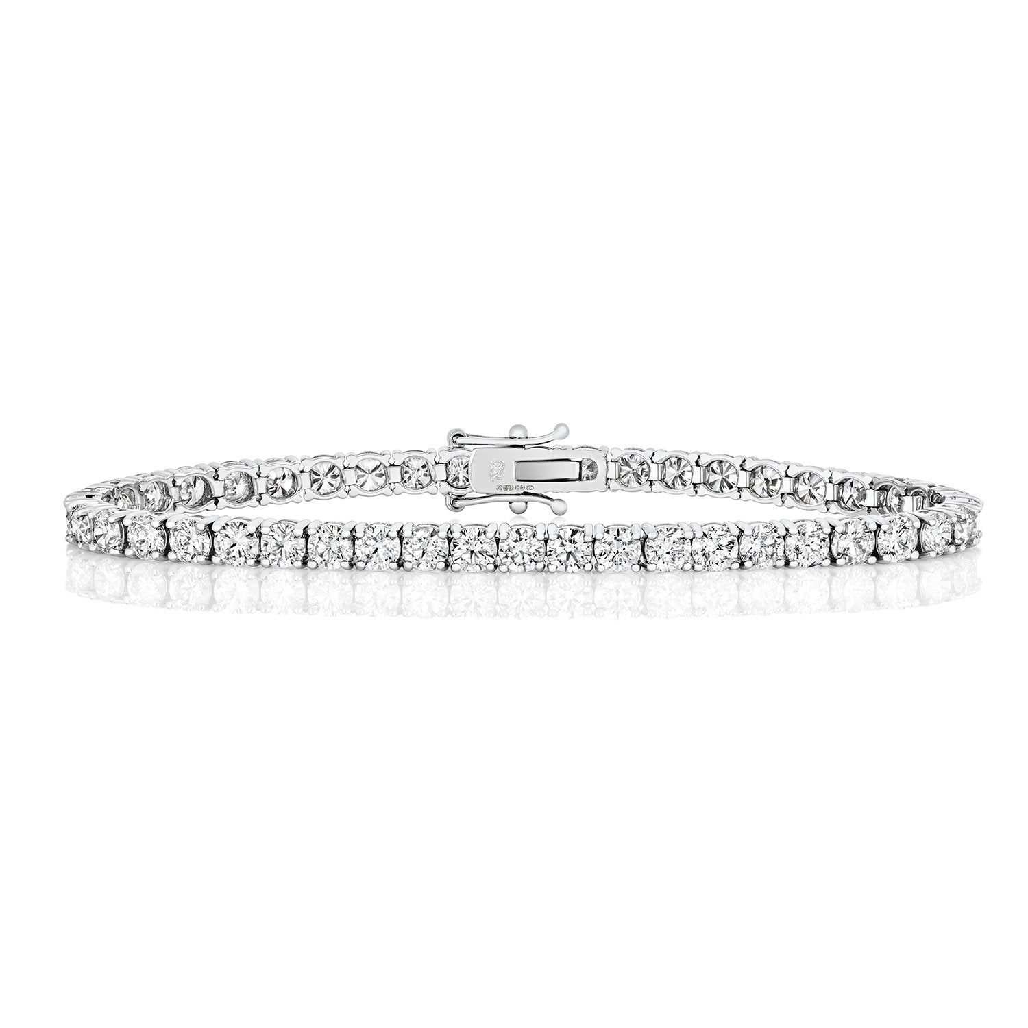 6.64ct  Brilliant Cut Diamond Tennis Bracelet